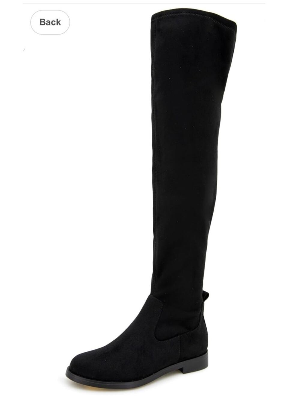 Kenneth Cole Reaction Wind-Y Black Knee High Riding Boots 8.5 NWT